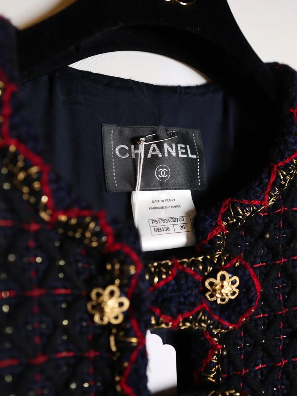 Chanel 2015 Paris-Salzburg Métiers d’Art Black Wool Jacket Karl Lagerfeld Runway